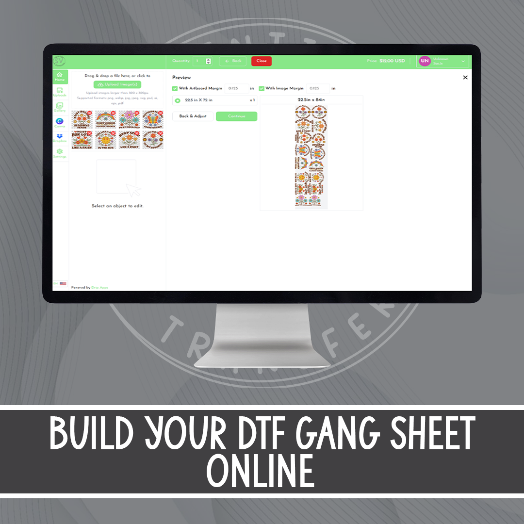 Build Your DTF Gang Sheet Online | SV Printing & Transfers